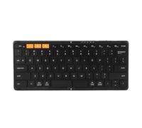ciciglow Clavier Pliable, Clavier Pliable Portable 2,4 G Bluetooth Double Mode, de Voyage Rechargeable avec Housse en Cuir PU pour Tablette et Ordinateur Portable