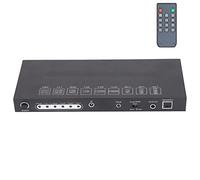 ciciglow Contrôleur de Mur Vidéo LED, Processeur d'image Vidéo HDMI 2X2, épissage D'écran 1080P, Affichage HD 4K, 8 Modes D'affichage - 2x2,1x1, 1x2, 1x3, 1x4, 2x1, 3x1, 4x1(Prise européenne)