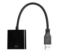 ciciglow Convertisseur VGA vers USB 3.0 et 2.0, Convertisseur Audio-Vidéo 5,0 Gbit/s, Vidéo Multi-Affichage 1920 X 1080 pour Ordinateur Portable, Ordinateur de Bureau vers