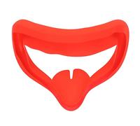 ciciglow Couvre-Visage en Silicone VR pour 2, Lunettes VR Masque pour Les Yeux en Silicone pour 2 Housse de Protection Respirante Anti-Transpiration VR(Rouge)