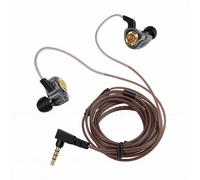ciciglow Écouteurs de Jeu Filaires avec Micro, écouteurs Intra-Auriculaires HiFi Deep Bass, Casque Ergonomique avec Pilote Dynamique de 11 Mm pour Les Jeux de Musique Vidéo (Black)