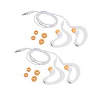 ciciglow Écouteurs de Natation étanches IP68, 3.5mm, avec Crochet d'oreille, 2 Pièces, Oreillettes sous-Marines pour Le Surf et Le Cyclisme