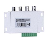 ciciglow Émetteur-récepteur Vidéo 4CH AHD/CVI/TVI/CVBS 720P 1080P HD BNC RJ45 UTP Convertisseur pour Vidéosurveillance et Conférences Métal Noir 1 Paquet