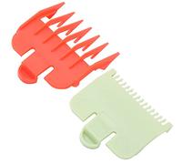 ciciglow Ensemble de Peignes Guides pour Tondeuse à Cheveux, pour un Contrôle Précis de la Longueur des Cheveux et un Toilettage Sûr pour les Débutants, 2 Pièces (rouge et vert)