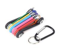 ciciglow Ensemble d'outils de réparation, Mini-Ensemble d'outils de réparation Multifonctions 9 en 1 Kit d'outils de réparation de mécanicien de vélo de vélo à Fente hexagonale (modèles(Multicolore)