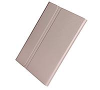 ciciglow Étui pour Clavier avec Clavier Bluetooth (avec Pavé Tactile), étui Amovible en Cuir PU Clavier sans Fil Ferme et Interface USB Résistante aux Rayures(Or Rose)