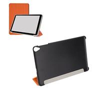 ciciglow Étui pour Tablette 10,4 Pouces, Housse de Protection Ultra Fine pour Tablette K Pad, étui en Cuir Souple Résistant à l'usure avec Support Multifonctionnel (Orange)