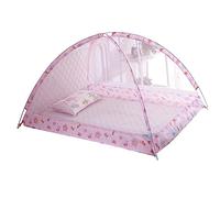 ciciglow Filet de Berceau pour bébé, Filet en Maille pour Lit de bébé, Fil D'acier Pliable et Respirant pour un Sommeil Paisible, Convient aux 0 à 4 Ans, Polyester, Rose (PINK)