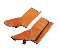 ciciglow Housse de Protection pour Bottes de Soudage, Cuir de qualité Supérieure, Résistant à la Chaleur, sécurité pour le Travail des Machines, Peau de Vache, 1 Paire, 32cm
