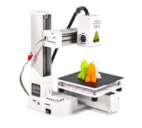 ciciglow Imprimante FDM Mini 3D, Machine d'impression 3D de 40 Mm/S pour Les Enfants et Les Débutants, Prend en Charge Le Filament PLA TPU de 1,75 Mm, 100x100x100mm (White)
