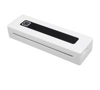 ciciglow Imprimante Thermique sans Fil, Imprimante Thermique Portable 200 DPI 10 Mm/S Prise en Charge sans Fil Bluetooth + Connexion USB C Filaire pour Papier 210 Mm, 112 Mm, 80 Mm, 57