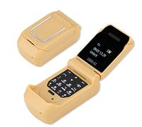 ciciglow J9 Étui de téléphone portable à rabat avec écran OLED, clavier 2G, 32 Mo + 64 Mo, batterie 300 mAh, Bluetooth pour enfants