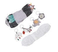 ciciglow Jouet à roulettes Gonflable Doux pour Le Ventre, Support de Levage de la Tête de bébé, Développement des Compétences Motrices, Idéal pour Les Parents en Déplacement, Lot de 4 Jouets à