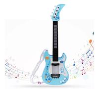 ciciglow Jouets de Guitare électrique pour Enfants, Guitare électronique de Simulation pour Enfants de 2 à 4 Ans, Jouet de Intelligente Multi-Modes, Instruments de Musique pour Les (Blue)