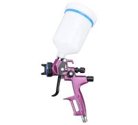ciciglow Kit de Pistolet de Pulvérisation HVLP, Kit de Pistolet de Pulvérisation de Peinture à Air avec Pointe de 1,3 Mm, Tasse de 600 ML, Pulvérisateur de Peinture Professionnel 4000B
