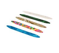 ciciglow Kit de Plectres Oud Pick, 5 Paquets, Conception à Motifs Artistiques pour Divers Instruments à Cordes, Plastique Durable et Matériau ABS, Idéal pour les Performances