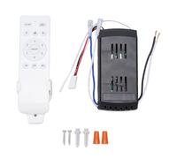 ciciglow Kit de Télécommande de Ventilateur de Plafond Universel, 6 Vitesses Récepteur de Contrôleur de Lumière de Plafond avec Minuterie