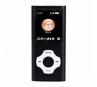 ciciglow Lecteur MP3 64 Go avec Bluetooth 5.3, Lecteur de Musique Compact avec Son HiFi, Lecteurs Audio à écran de 1,8" avec Enregistreur Vocal FM intégré, Livre électronique pour (Black)