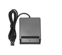 ciciglow Lecteur Multi-Cartes USB 2.0, Lecteur de Carte à Puce, Plug N Play, Compatible Alimenté par USB, Prend en Charge ATM/IC/ID/CAC/SIM Convient pour Windows/Linux