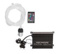 ciciglow Lumières à Fibre Optique, Kit de Lumières Sensorielles à Fibre Optique à Modes Multiples Support RGBW Changement de Lampe Plafonniers à Fibre Optique 2m/6.6ft