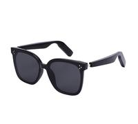 ciciglow Lunettes Intelligentes AI, Lunettes de Traduction Intelligentes Prenant en Charge 144 Langues et Contrôle Tactile, Lunettes de Bluetooth AI avec Assistant Sonore pour Les