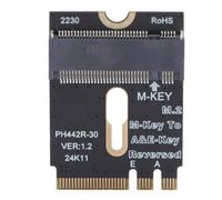 ciciglow M.2 NVME SSD Convert Adapter, M.2 NGFF NVME Convert Card Prend en Charge 2230 2240 2260 2280 . Tailles de Carte, PCIe 4.0 Speed