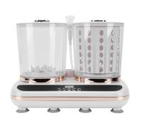 ciciglow Machine à Laver les Sous-vêtements, Mini Lave-linge Portable Rechargeable, Appareil de Lavage à Double Cuve avec Tuyau D'évacuation à Faible Teneur en Eau pour Dortoir de