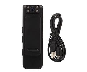 ciciglow Mini Caméra Corporelle, Enregistreur Vidéo Portable HD 1080p avec Lentille de Rotation à 90 Degrés, Clip Arrière Portable, Caméra Corporelle à Absorption Magnétique pour Réunion