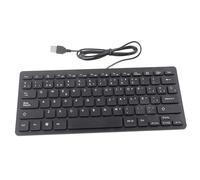 ciciglow Mini Clavier Espagnol Portable Filaire, Clavier en Langue Minoritaire, Espagnol Plug and Play adapté au Bureau et aux Jeux