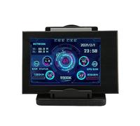 ciciglow Mini écran USB 3,5 Pouces, Moniteur de Température D'ordinateur IPS, Moniteur de Données CPU Compatible avec Le Logiciel AIDA64, éditeur de Thème, pour GPU Time Weather