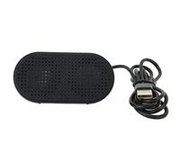 ciciglow Mini Haut-parleurs USB, Ordinateur Portable Petit Bureau Audio Double Haut-parleurs Carte Son Intégrée Portable Haut-parleurs USB Stéréo pour Ordinateur Portable