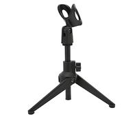 ciciglow Mini Support de Microphone Réglable, Support de Micro Trépied de Bureau Portable Pliable pour Conférences, émissions en Direct