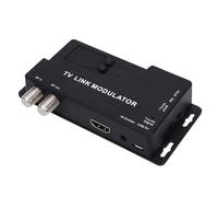 ciciglow Modulateur RF, Modulateur HDMI vers RF 471,25 MHz à 885,25 MHz, Convertisseur Coaxial HD 1080P Prenant en Charge Le Format NTSC PAL pour Console de Jeu TV