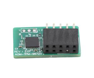 ciciglow Module TPM 2.0, Module SPI Vertical AOM TPM 9672 10 Broches, Protège Les Données avec Mise à Jour du Micrologiciel, pour Carte Mère, en-tête TPM 10 Broches