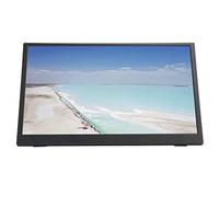 ciciglow Moniteur IPS Portable de 15,6 Pouces avec étui Magnétique, écran D'affichage HDR avec Haut-Parleur pour Téléphone Intelligent pour Ordinateur, écran D'ordinateur HD 1080P