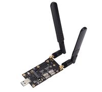 ciciglow NGFF Adaptateur M.2 vers USB 3.0, double fente pour carte SIM LTE, avec vis d'antenne, prise en charge du connecteur poussoir double carte SIM, convient pour module LTE/4G/5G