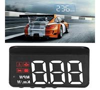 ciciglow OBD2 HUD Head Up Display, Indicateur de Vitesse Affichage Pare-brise Projecteur Multifonction Jauge Alarme Fatigue Rappel de Conduite