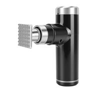 ciciglow Outil D'attendrisseur de Viande électrique, Outil D'attendrissement de Steak Rechargeable Portable en Acier Inoxydable, Machine D'attendrisseur de Viande à Usages Multipl