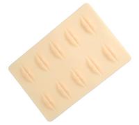 ciciglow Peau de Pratique de Microblading en Silicone pour Débutants et Maîtres, Texture élastique Douce 8,5x5,7 Pouces