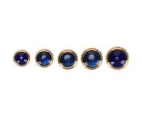 ciciglow Pièces de Rechange de Couronne de Montre en Acier, Ensemble de Têtes de Montre 5 Pièces pour Les Réparateurs de Montres pour Le Remplacement de la Couronne de