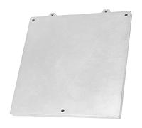 ciciglow Plaque de Support de Lit Chaud, 120x120x6mm/4.7x4.7x0.2in Plaque en Aluminium de Support de Lit Chauffant pour Imprimante 3D pour V0 V0.1, Perçage Précis des Trous