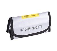 ciciglow Pochette de sécurité pour Batterie Lipo Ignifuge, Protecteur Résistant aux Hautes Températures pour Charger 1 Pièce Argent 7.3"