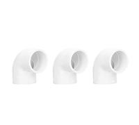 ciciglow Réglage des Tubes en PVC Corrosion - Adaptateur de Coude Résistant à 90 Degrés pour les Systèmes de Distribution de L'eau 12pcs Réglage des Tubes PVC (25 mm)