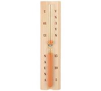 ciciglow Sablier de Sauna, Horloge de Sauna de Chaleur en Bois précise décorative 15 Minutes en Plastique de Montage Mural pour Sauna pour Spa