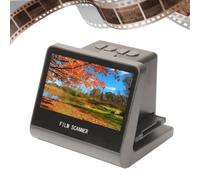 ciciglow Scanner de film et de diapositives 14 MP avec écran LCD de 5 pouces, convertit les diapositives et les négatifs en photos numériques, mémoire intégrée de 16 Go compatible avec 135 110 126KPK