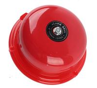 ciciglow Sonnette D'alarme Incendie électrique de 4 Pouces avec Son Fort de 100 DB pour Les Précautions de sécurité, Adaptée aux Maisons et aux Bureaux, Structure Métallique (12V)