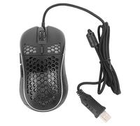 ciciglow Souris Filaire USB, Souris D'ordinateur Lumineuse Rvb Colorée, Capteur Optique, 7200 DPI, Souris de Jeu pour la Maison et Le Bureau