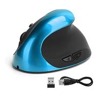 ciciglow Souris Verticale Optique sans Fil, Souris Verticale Ergonomique sans Fil de 3e Génération Souris de Jeu Souris D'ordinateur Souris(Bleu)
