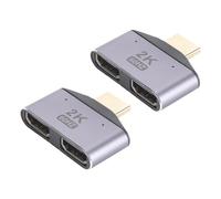 ciciglow Splateur Compatible HDMI 1 sur 2 Out 2pcs, 8 Gops 2K @ 60Hz Splittpop, Séparateur D'ordinateur Bidirectionnel avec LCD LED, Lecteurs DVD de Conversion, HDTV