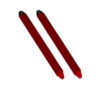 ciciglow Stylet à Poignée Ergonomique avec Attaches pour Appareils à écran Tactile adapté aux Enfants 2 X Stylet pour Enfants ABS et Silicone (Rouge)